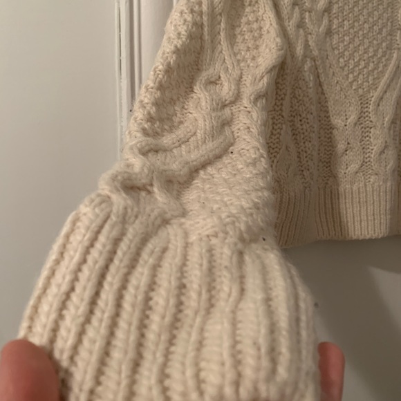 French connection cropped cable knit calina jumper - medium - Picture 12 of 15